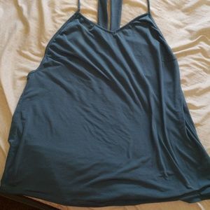 Teal Tank with open back